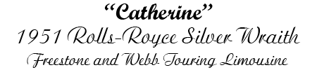 1951 Rolls-Royce Silver Wraith, Freestone & Webb Touring Limousine - 'Catherine' 